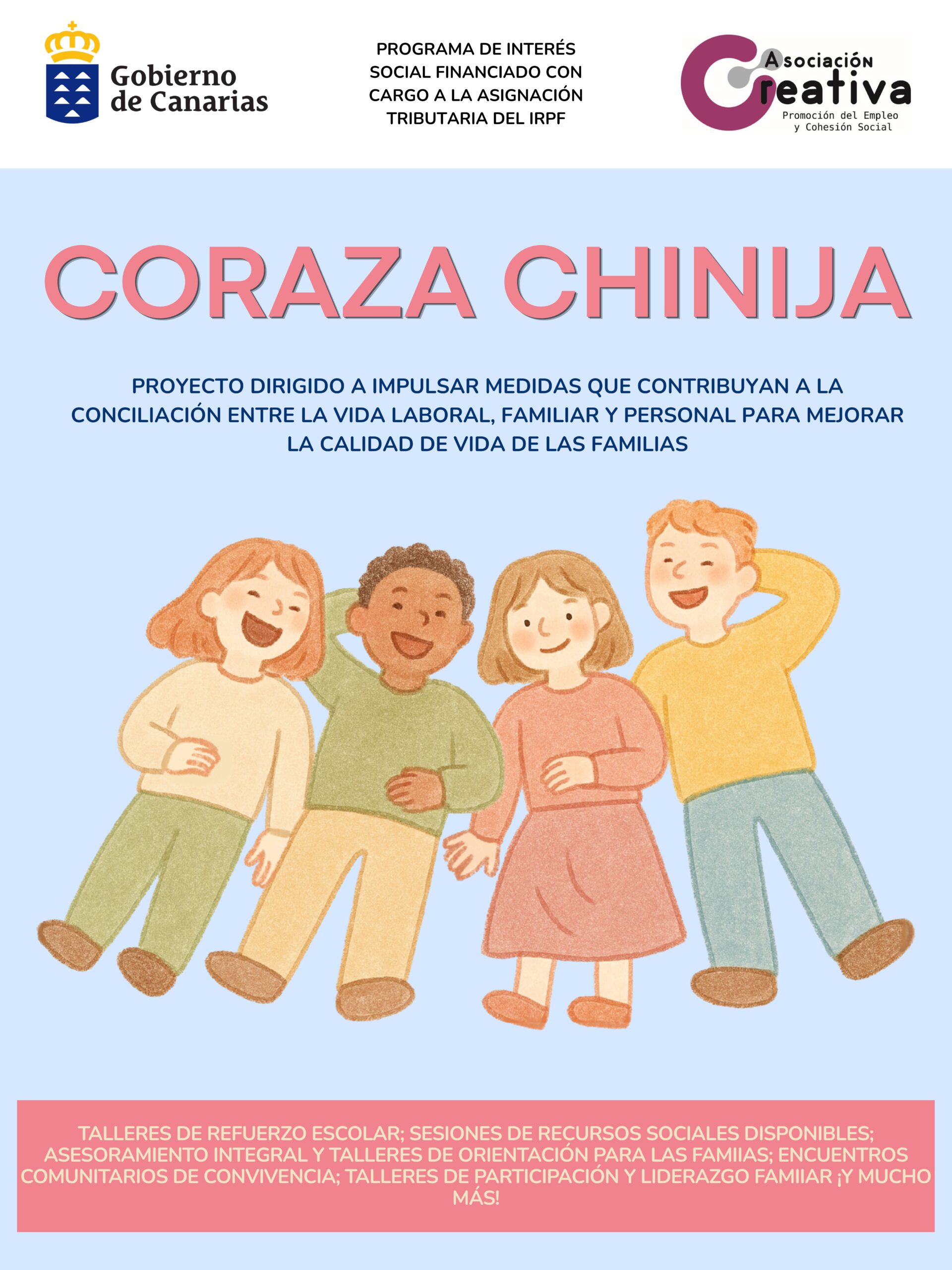 Cartel del proyecto Coraza Chinija